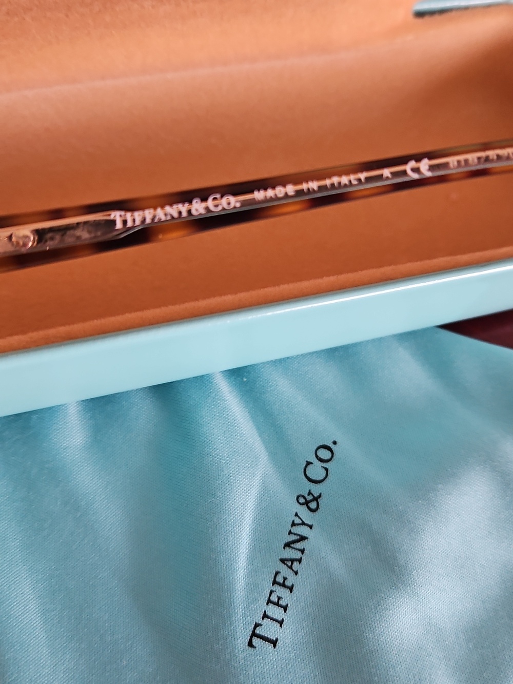 Tiffany & Co. Infinity Eyeglasses, Hard Box, Pouch And Card - Picture 9 of 13